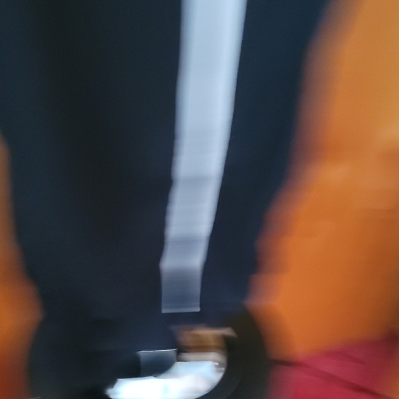 Vince Camuto Black and White Ruched Tie Front Blouse - Picture 8 of 12